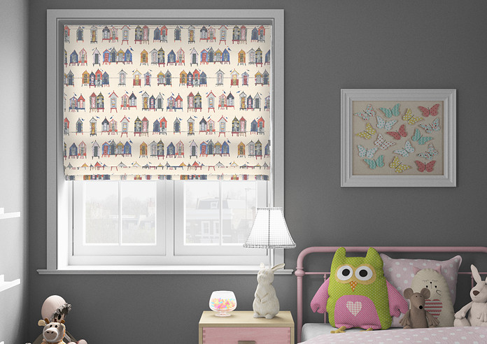 Beach Hut, Antique - Roman Blind - Image 3